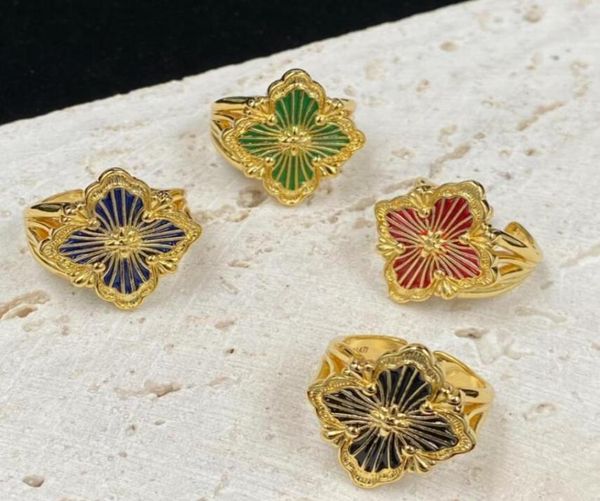trendy 18k gold clover charm ring bague fashion designer classic open rings for women lady love jewelry party wedding engagement r8204909, Silver
trendy 18k gold clover charm ring bague fashion designer classic open rings for women lady love jewelry party wedding engagement r8204909, Silver