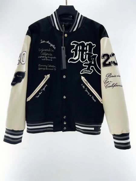 varsity jackets designer coat baseball bomber women hip hop harajuku alphanumeric letter patchwork leather streetwear men college coatsmen&#, Black
varsity jackets designer coat baseball bomber women hip hop harajuku alphanumeric letter patchwork leather streetwear men college coatsmen&#, Black
