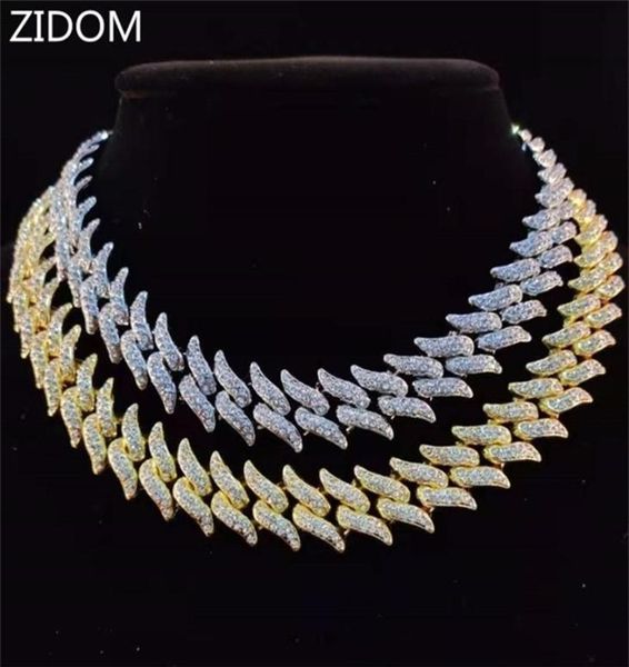 men hip hop chain necklace 20mm thorn shape chains iced out bling necklace male fashion hiphop jewelry for birthday gift 2202102699168315, Silver
men hip hop chain necklace 20mm thorn shape chains iced out bling necklace male fashion hiphop jewelry for birthday gift 2202102699168315, Silver