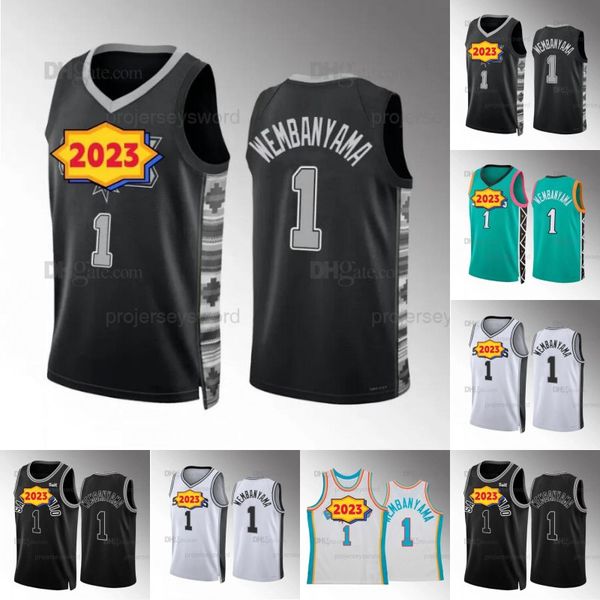 2023 draft pick no.1 basketball jersey 1 victor wembanyama san antonio''spurs''2022-23 basketball jersey men green white, Black;red
2023 draft pick no.1 basketball jersey 1 victor wembanyama san antonio''spurs''2022-23 basketball jersey men green white, Black;red
