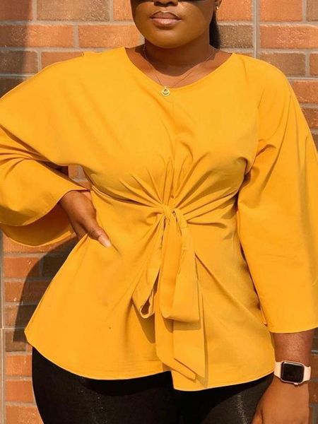t-shirt women blouse vonda 2022 oversized tunic casual 3/4 sleeve blouses summer baggy belted shirts loose solid blusas femininas, White
t-shirt women blouse vonda 2022 oversized tunic casual 3/4 sleeve blouses summer baggy belted shirts loose solid blusas femininas, White