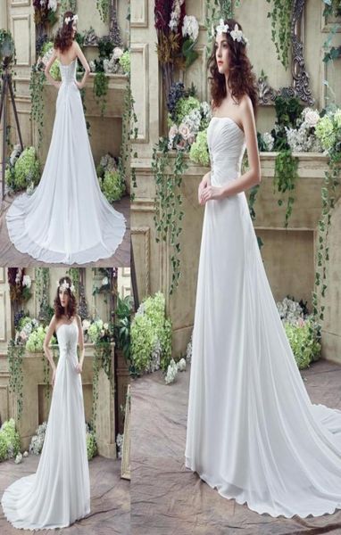 new real picture beach chiffon wedding dresses with draped a line ruffles applique beaded vestidos de novia grace white ivory bri8027137
new real picture beach chiffon wedding dresses with draped a line ruffles applique beaded vestidos de novia grace white ivory bri8027137