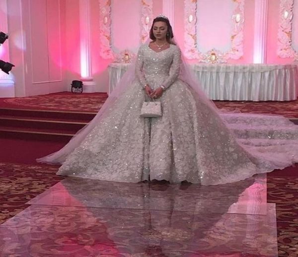 sparkly lace ball gown wedding dresses luxury crystal beaded puffy dubai arabic bridal gowns long sleeves plus size wedding dress 2081833, White
sparkly lace ball gown wedding dresses luxury crystal beaded puffy dubai arabic bridal gowns long sleeves plus size wedding dress 2081833, White