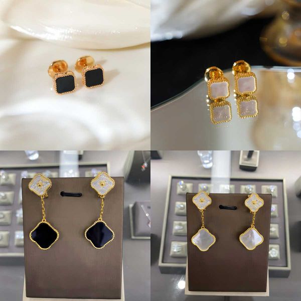 designer earrings women four leaf clover earrings studs fashion agate 925silver earings plated 18k gold for woman girl jewelry gift multiple, Golden;silver
designer earrings women four leaf clover earrings studs fashion agate 925silver earings plated 18k gold for woman girl jewelry gift multiple, Golden;silver
