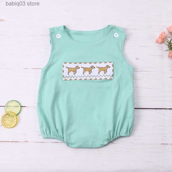 rompers new born toddler jumpsuit baby boy clothes puppy embroidery infant romper sleeve shorts mint bodysuit cute dogs babi outfits t230529, Blue
rompers new born toddler jumpsuit baby boy clothes puppy embroidery infant romper sleeve shorts mint bodysuit cute dogs babi outfits t230529, Blue