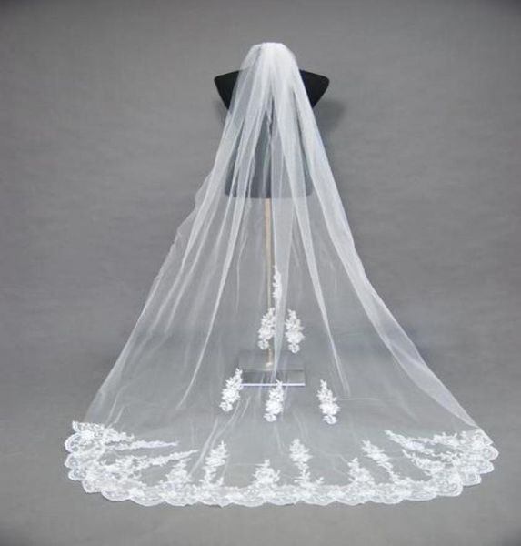 2016 noble white ivory wedding bridal veil lace appliques cathedral train tulle veil face veil zj1215843299, Black
2016 noble white ivory wedding bridal veil lace appliques cathedral train tulle veil face veil zj1215843299, Black