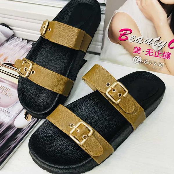 women's summer double strap buckle sandal slippers retro brands leather slides vintage slip on beach mule flip flops flats beach shoes, Black
women's summer double strap buckle sandal slippers retro brands leather slides vintage slip on beach mule flip flops flats beach shoes, Black