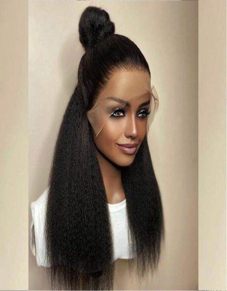 26inch 180density glueless jet black colored yaki kinky straight lace front wig for women bundles with closure heat resistant fibe2949174, Black;brown
26inch 180density glueless jet black colored yaki kinky straight lace front wig for women bundles with closure heat resistant fibe2949174, Black;brown