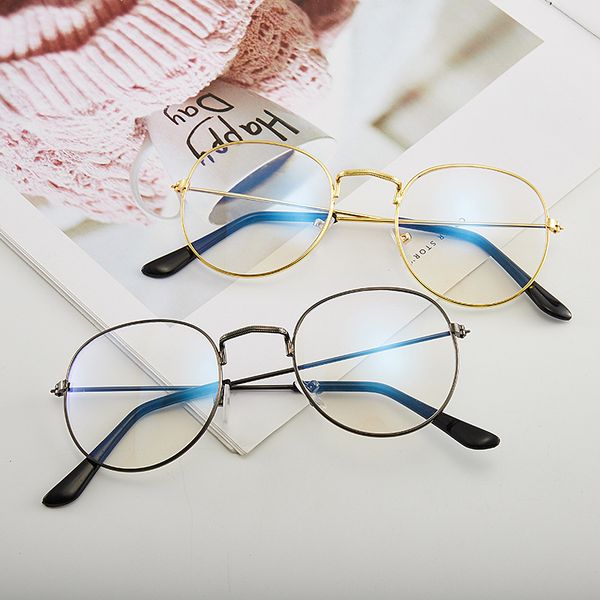 new retro plain mirror round frame fashion harajuku style korean version of literature and art round metal large frame glasses frame 3447, Black
new retro plain mirror round frame fashion harajuku style korean version of literature and art round metal large frame glasses frame 3447, Black