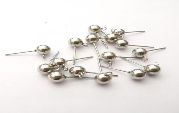 304 stainless steel 6mm ball earring posts loop stud findings 15mm perfect findings54036846466031, Golden;silver
304 stainless steel 6mm ball earring posts loop stud findings 15mm perfect findings54036846466031, Golden;silver