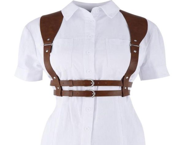 belts 2022 fashion punk brown leather harness belt strap girdle women handmade decorative shirt dress vest5837892, Black;brown
belts 2022 fashion punk brown leather harness belt strap girdle women handmade decorative shirt dress vest5837892, Black;brown