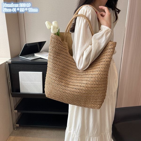 factory wholesale ladies shoulder bags 2 colors summer seaside holiday leisure straw bag simple joker woven beach handbags light fashion tot
factory wholesale ladies shoulder bags 2 colors summer seaside holiday leisure straw bag simple joker woven beach handbags light fashion tot