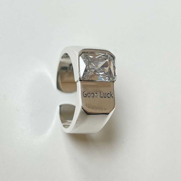 jewelry goodluck zircon ring personalized women's temperament geometric irregular design simple hand, Black
jewelry goodluck zircon ring personalized women's temperament geometric irregular design simple hand, Black
