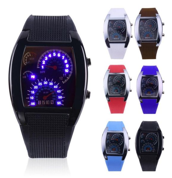 fashion race watch men sport watches led display race speed car meter dial military watches man military digital dashboard watch2885454, Black;brown
fashion race watch men sport watches led display race speed car meter dial military watches man military digital dashboard watch2885454, Black;brown