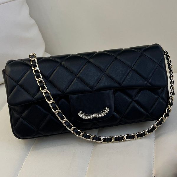 women designer flap quilted bag lambskin leather pearl lock silver metal hardware matelasse chain crossbody shoulder handbag luxury underarm
women designer flap quilted bag lambskin leather pearl lock silver metal hardware matelasse chain crossbody shoulder handbag luxury underarm