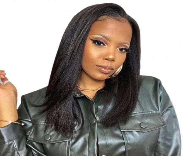 130 short bob lace front wig ladies bleached knot wig light yaki straight human hair11379658199443, Black;brown
130 short bob lace front wig ladies bleached knot wig light yaki straight human hair11379658199443, Black;brown