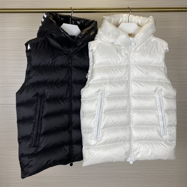 men fashion designed down vests winter warm letter printed hooded large pockets zipper up fluffy 90% white down vest casual outdoor clothes, Black
men fashion designed down vests winter warm letter printed hooded large pockets zipper up fluffy 90% white down vest casual outdoor clothes, Black