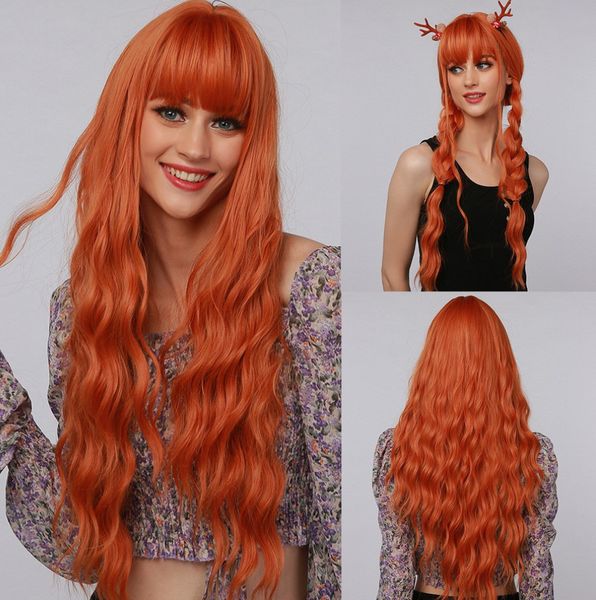 26 inch cosplay christmas headband with bangs, straight hair high-temperature silk and synthetic fiber wigs available in various styles for, Black
26 inch cosplay christmas headband with bangs, straight hair high-temperature silk and synthetic fiber wigs available in various styles for, Black