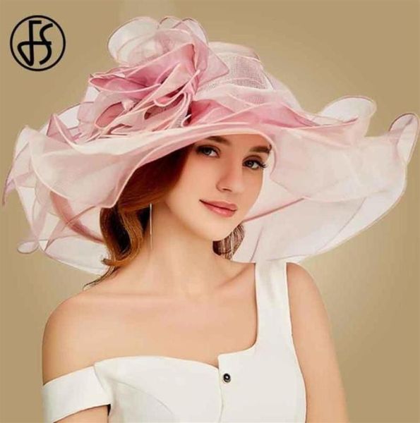 fs 2019 pink kentucky derby hat for women organza sun hats flowers elegant summer large wide brim ladies wedding church fedoras y25463910, Blue;gray
fs 2019 pink kentucky derby hat for women organza sun hats flowers elegant summer large wide brim ladies wedding church fedoras y25463910, Blue;gray