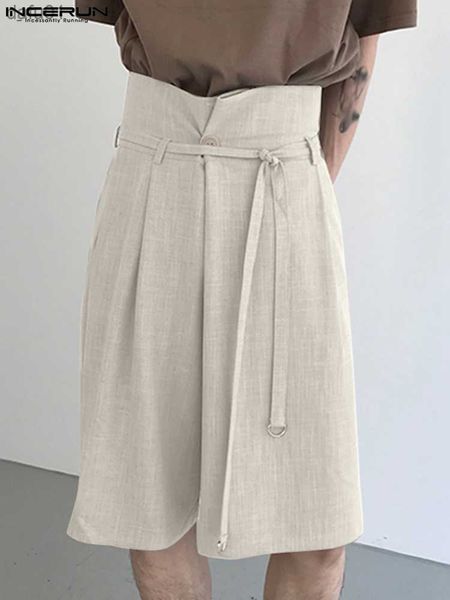 men's shorts 2023 men casual shorts solid color high waist streetwear lace up loose korean men bottoms summer wide leg shorts s-5xl inc, White;black
men's shorts 2023 men casual shorts solid color high waist streetwear lace up loose korean men bottoms summer wide leg shorts s-5xl inc, White;black