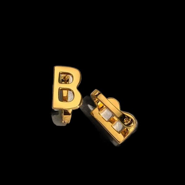 fashion real gold plated letter b earrings for women charm metal statement jewelry accessories, Silver
fashion real gold plated letter b earrings for women charm metal statement jewelry accessories, Silver