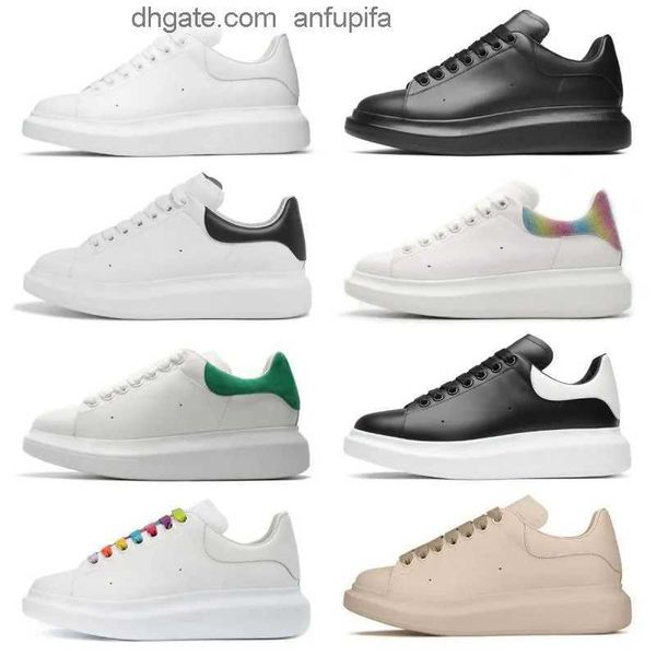 2023 designer woman shoe leather lace up men fashion platform oversized sneakers white ivory black rainbow mens womens luxu mc queens mcquee
2023 designer woman shoe leather lace up men fashion platform oversized sneakers white ivory black rainbow mens womens luxu mc queens mcquee