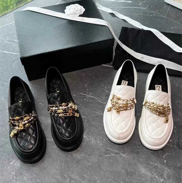 classic womens dress shoes gold chain lock pearl charm loafers quilted lambskin real leather mules paris logo sandal buckle flat heel leisur, Black
classic womens dress shoes gold chain lock pearl charm loafers quilted lambskin real leather mules paris logo sandal buckle flat heel leisur, Black