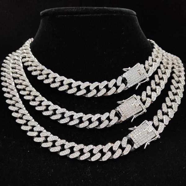 men women hip hop cuban chain necklace 13mm width miami cuban chain iced out bling necklaces hiphop fashion charm jewelry 230529, Silver
men women hip hop cuban chain necklace 13mm width miami cuban chain iced out bling necklaces hiphop fashion charm jewelry 230529, Silver