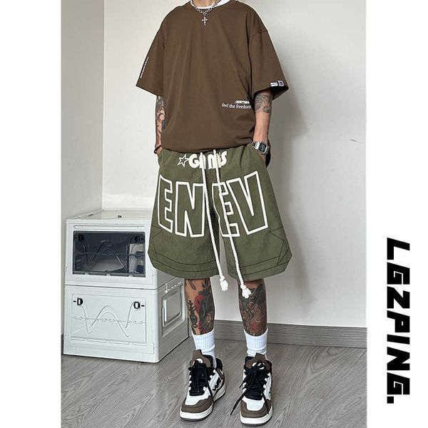 fashion letter shorts men's summer high street thin basketball capris men's loose casual middle pants, White;black
fashion letter shorts men's summer high street thin basketball capris men's loose casual middle pants, White;black