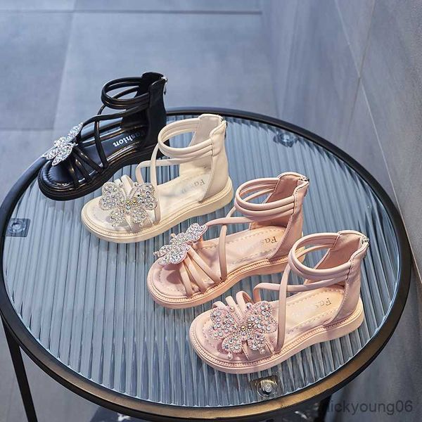 sandals girls sandals summer new rhinestone butterfly princess shoes kids sandals casual beach shoes fashion children flat sandals r230529, Black;red
sandals girls sandals summer new rhinestone butterfly princess shoes kids sandals casual beach shoes fashion children flat sandals r230529, Black;red