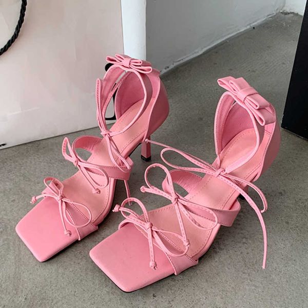 nxy sandals fashion summer ankle lace-up women designer banquet butterfly-knot thin high heels gladiator female shoes 230511, Black
nxy sandals fashion summer ankle lace-up women designer banquet butterfly-knot thin high heels gladiator female shoes 230511, Black