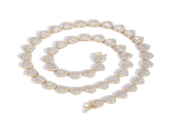 hip hop gold chain copper set with zircon 8mm heart shaped tennis chain couple necklace christmas gift6785783, Silver
hip hop gold chain copper set with zircon 8mm heart shaped tennis chain couple necklace christmas gift6785783, Silver