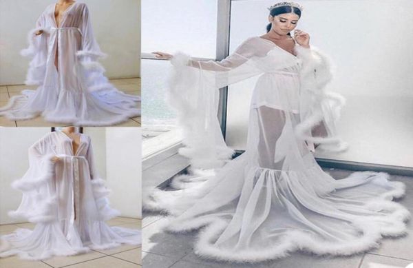 2021 new bridal jackets with fur long sleeves women party sleepwear custom made bathrobe sheer nightgown robes23862233321283, White
2021 new bridal jackets with fur long sleeves women party sleepwear custom made bathrobe sheer nightgown robes23862233321283, White