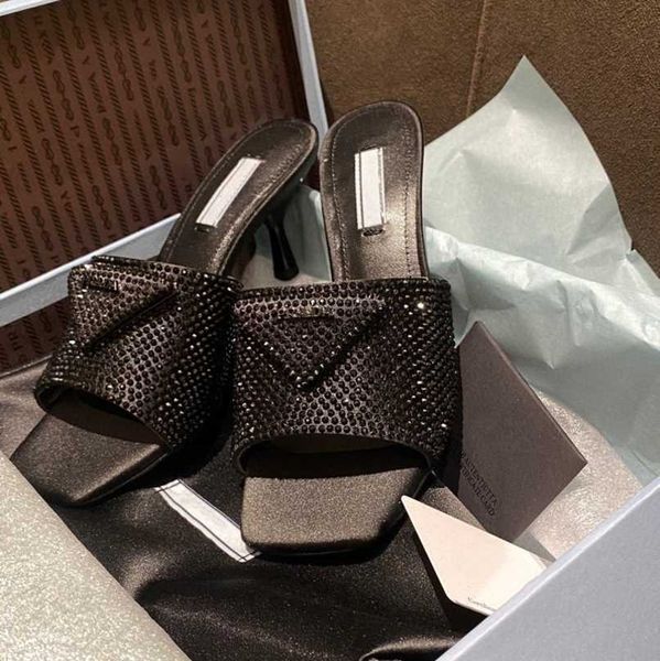 rhinestone diamond crystal embellished slippers flat high heels logo sandals triangle pra slides slip on mule designer pumps women flip flop, Black
rhinestone diamond crystal embellished slippers flat high heels logo sandals triangle pra slides slip on mule designer pumps women flip flop, Black