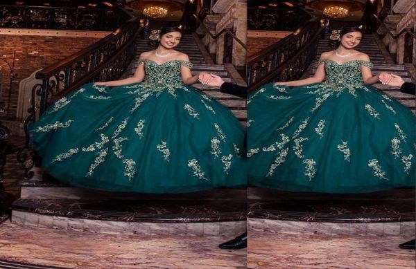 2021 hunter green vintage quinceanera dresses ball gown off shoulder gold lace appliques crystal beads tulle short sleeves sweet 17193559, Blue;red
2021 hunter green vintage quinceanera dresses ball gown off shoulder gold lace appliques crystal beads tulle short sleeves sweet 17193559, Blue;red
