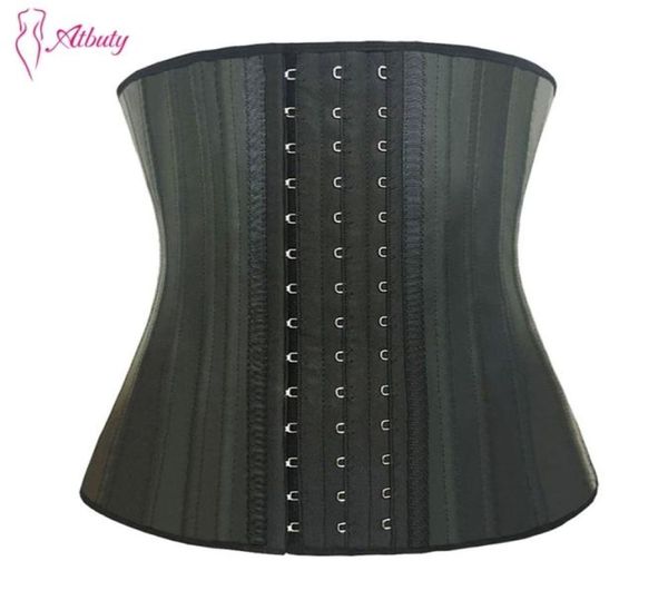 atbuty 25 steel boned waist trainer corset latex waist cincher workout shapewear 3 rows hooks body shaper slimming underwear 201215044611
atbuty 25 steel boned waist trainer corset latex waist cincher workout shapewear 3 rows hooks body shaper slimming underwear 201215044611