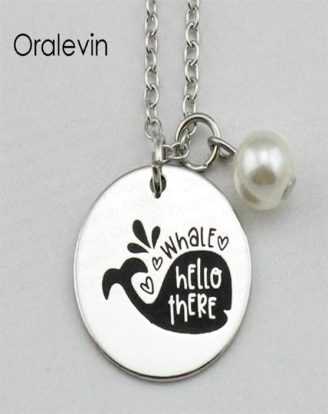 whale hello there inspirational hand stamped engraved custom charm pendant necklace for trendy women jewelry 18inch 22mm 10pcs lot8480675, Silver
whale hello there inspirational hand stamped engraved custom charm pendant necklace for trendy women jewelry 18inch 22mm 10pcs lot8480675, Silver