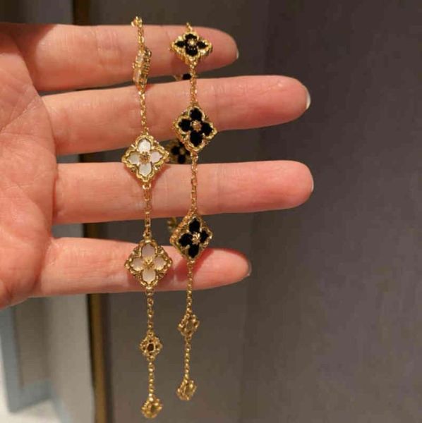 2021 vintage solid color lucky four leaf clover fritillary charm bracelets for women copper bracelet jewelry italian craft gift9757551, Golden;silver
2021 vintage solid color lucky four leaf clover fritillary charm bracelets for women copper bracelet jewelry italian craft gift9757551, Golden;silver