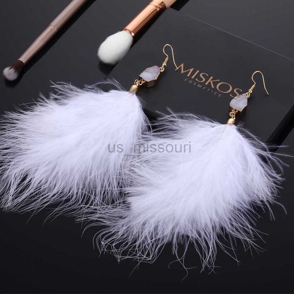 stud long crystal tassel dangle drop earrings jewelry for women bohemian genuine feather plush earrings wedding jewelry j230529, Golden;silver
stud long crystal tassel dangle drop earrings jewelry for women bohemian genuine feather plush earrings wedding jewelry j230529, Golden;silver