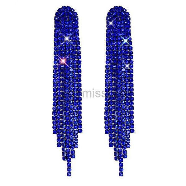 stud zoshi new luxury rhinestone crystal long tassel earrings for women blue green sparkling drop earrings party jewelry gifts j230529, Golden;silver
stud zoshi new luxury rhinestone crystal long tassel earrings for women blue green sparkling drop earrings party jewelry gifts j230529, Golden;silver