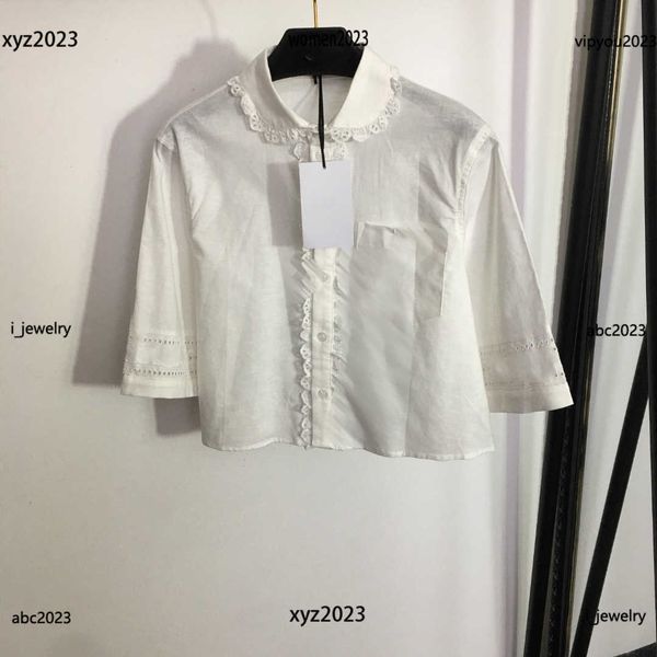designer women shirt fashion lady blouse short shirt with lace design size s-l short sleeve shirt may26, White
designer women shirt fashion lady blouse short shirt with lace design size s-l short sleeve shirt may26, White