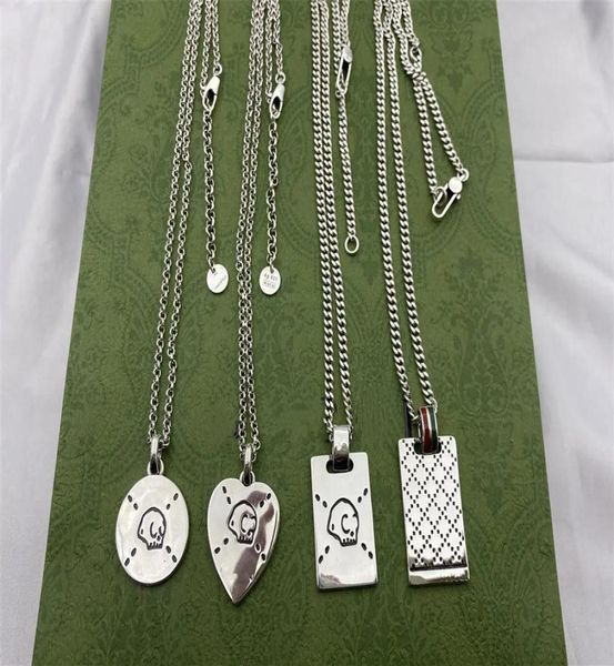 2022 vintage 925 sterling sliver women men skeleton necklace streetwear ghost chain pendant choker luxury designer jewelry g253o1540387, Silver
2022 vintage 925 sterling sliver women men skeleton necklace streetwear ghost chain pendant choker luxury designer jewelry g253o1540387, Silver