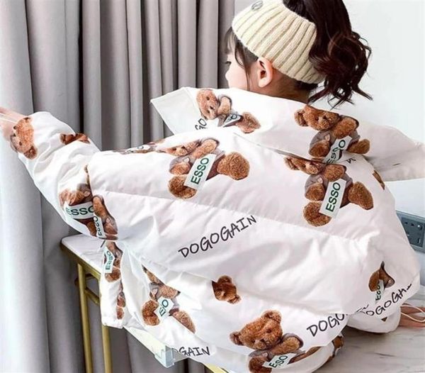 fashion autumn winter bear down jackets for girls warm coats letters outerwear kids school children clothing 202222507913692, Blue;gray
fashion autumn winter bear down jackets for girls warm coats letters outerwear kids school children clothing 202222507913692, Blue;gray
