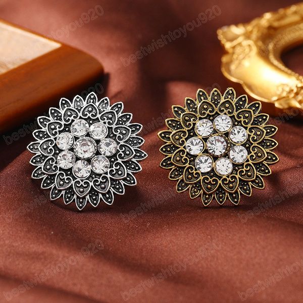 vintage silver color ring fashion exaggerated flower ring retro inlaid rhinestone elegant adjustable finger jewelry
vintage silver color ring fashion exaggerated flower ring retro inlaid rhinestone elegant adjustable finger jewelry