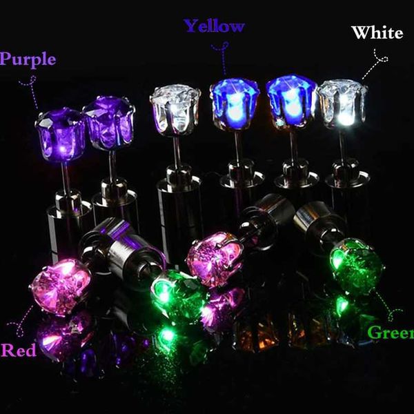 stud fashion led light up earrings flash zircon stainless steel ear studs bling dance party accessories christmas gifts glow stick j230529, Golden;silver
stud fashion led light up earrings flash zircon stainless steel ear studs bling dance party accessories christmas gifts glow stick j230529, Golden;silver