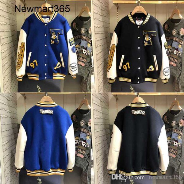 american designer splicing baseball suit men spring and autumn lovers ins hip hop jacket loose casual coat, Black;brown
american designer splicing baseball suit men spring and autumn lovers ins hip hop jacket loose casual coat, Black;brown