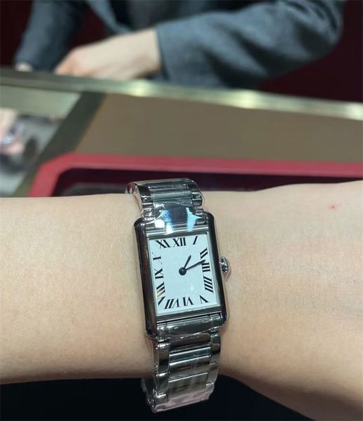 retro designer woman wristwatch tank lady watches with simply white dial quartz movement orologio vintage style stainless steel watch lady c, Slivery;brown
retro designer woman wristwatch tank lady watches with simply white dial quartz movement orologio vintage style stainless steel watch lady c, Slivery;brown
