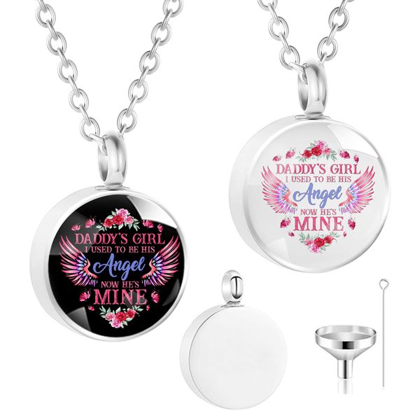 cross border selling stainless steel round necklace can open perfume bottles relatives pets hair and ashes box pendant, Silver
cross border selling stainless steel round necklace can open perfume bottles relatives pets hair and ashes box pendant, Silver