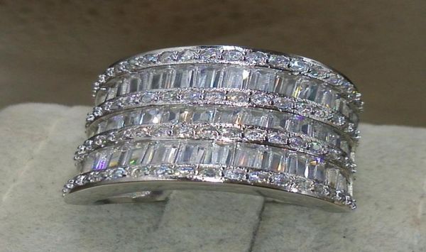 size510 luxury jewelry handmade 925 sterling silver princess cut wide ring white sapphire cz diamond gemstones women wedding band9229335, Slivery;golden
size510 luxury jewelry handmade 925 sterling silver princess cut wide ring white sapphire cz diamond gemstones women wedding band9229335, Slivery;golden
