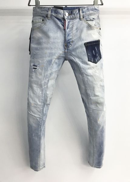 dsquad2 jeans men's luxury designer denim jeans perforated pants dsquare jeans casual fashion trendy pants dsquad2 men's clothing, Blue
dsquad2 jeans men's luxury designer denim jeans perforated pants dsquare jeans casual fashion trendy pants dsquad2 men's clothing, Blue